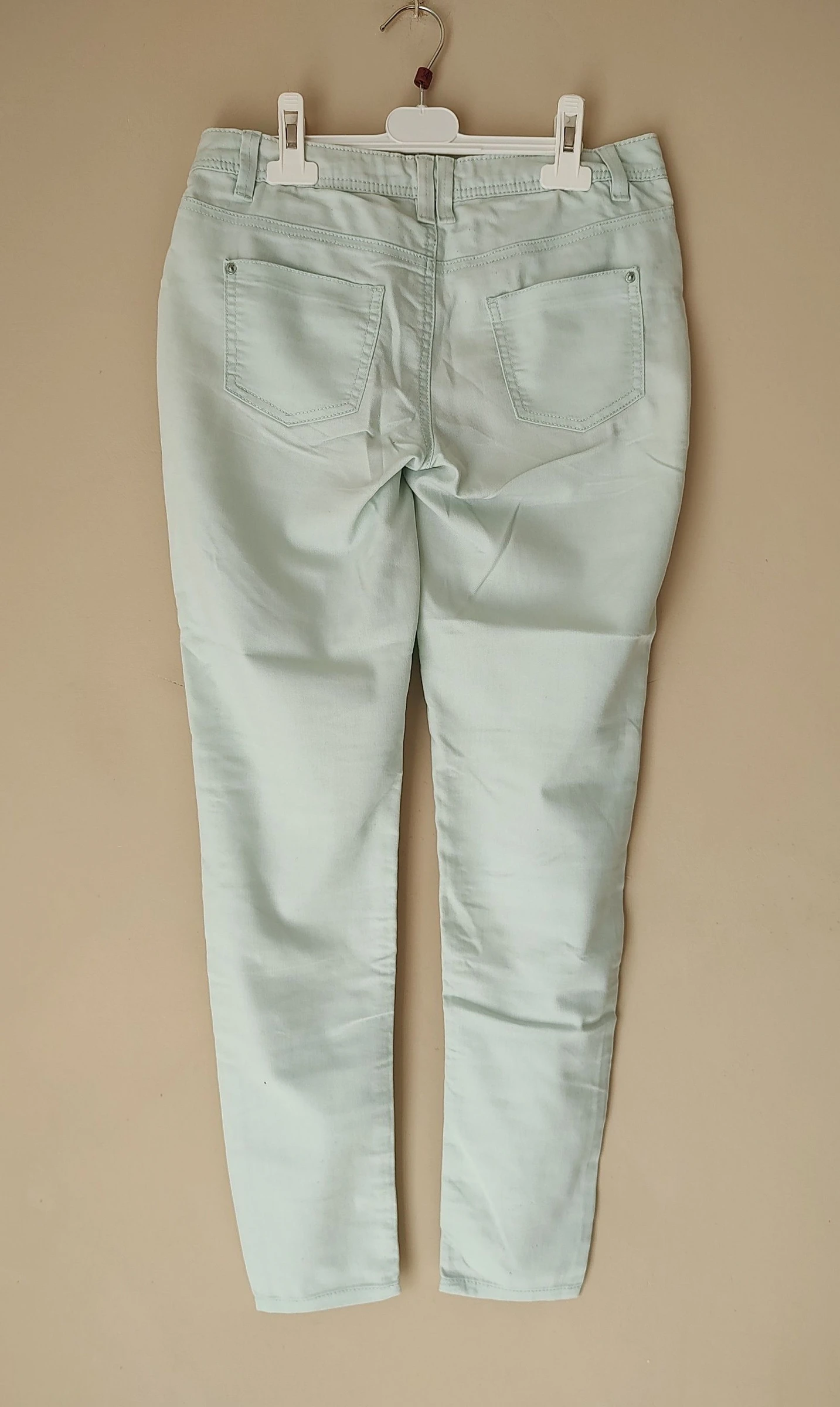 Slim fit broek olijfgroen - Mim - Maat 38/M – photo 4